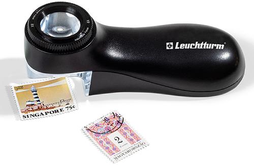 Overlay Magnifier 8x with LED Light & Measuring Scale