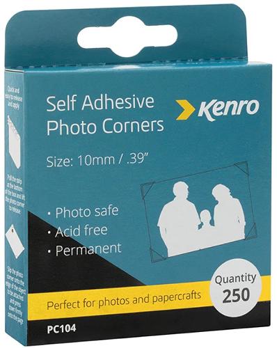 Photo Corners Acid Free 10mm - Box of 250