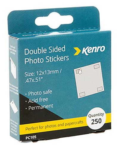 Photo Stickers 12x13mm Acid Free - Box of 250