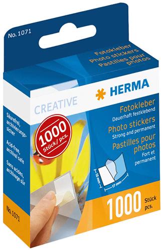 Double-Sided Photo Stickers 12x17mm - Acid-Free, Photo-Safe Adhesive Tabs (Box of 500)