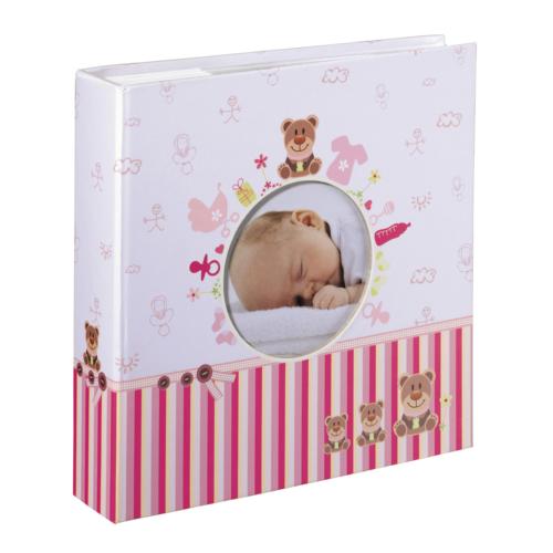 Pink Baby Girl 6x4 Slip-in Memo Photo Album for 200 prints