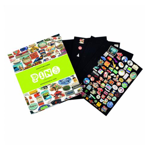 Pins Binder Album including 4 black velvet Pins refills