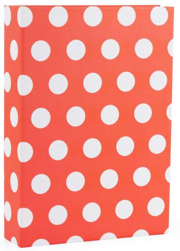 Red with White Polka Dots Slip-In Photo Album - Holds 200 Landscape 6x4.5" Prints
