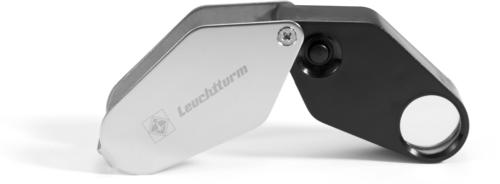 Precision LED 10x Folding Illuminating Magnifier - 10x Magnification