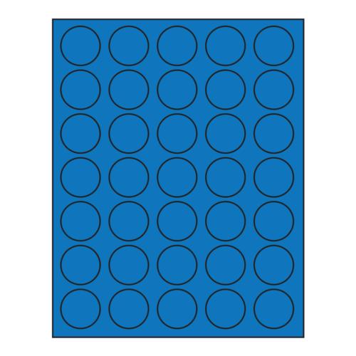 Premium Blue Velvet Coin Tray for Premium Coin Box - 35 spaces up to 29mm diameter