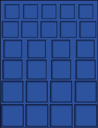 Premium Blue Velvet Coin Tray for Premium Coin Box - for Various sizes