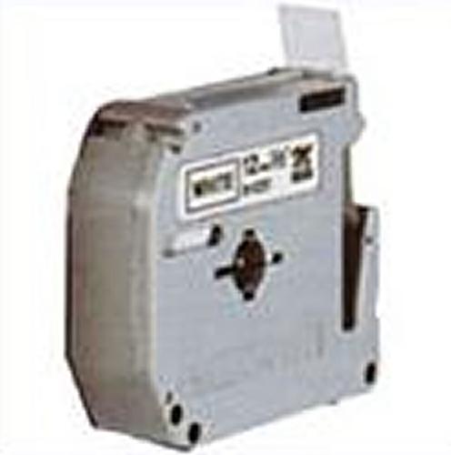 PT-90 Brother Label Maker Tape - Black text on white tape, 12mm width