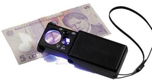 Pull-out Magnifier With LED & UV Lamp
