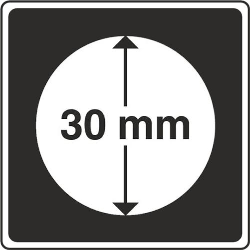 Quadrum Square Coin Capsules Range - 30mm