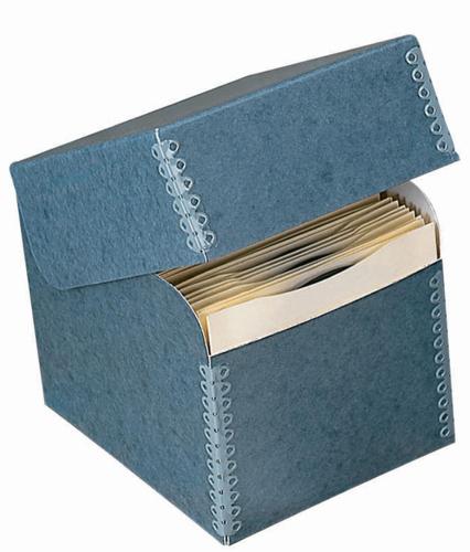 7" Vinyl Record Storage Box - Acid-Free Metal Edge Archival Box for 45 rpm Records (Holds 100)