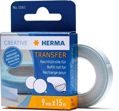 Refill Roll for Removable Photo-safe Adhesive Glue Dots Dispenser - 15m
