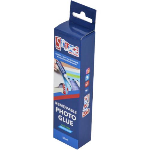 Removable Photo Glue - Clear, Acid-Free, 50ml Tube