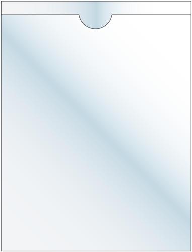 Self-Adhesive Label Holder Pockets - Plastic Label Sleeves  (Pack of 10) - A4
