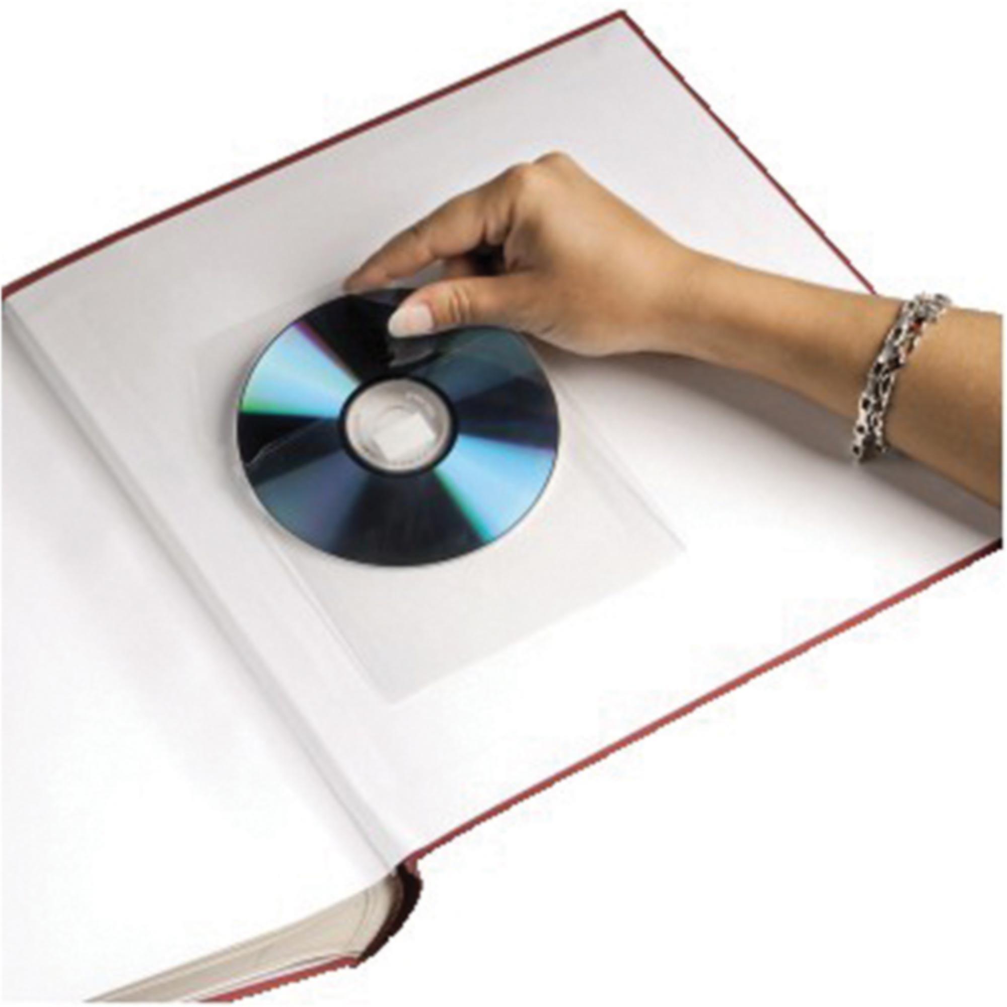 Self-adhesive Label Holders (Pack of 10) - CD/DVD