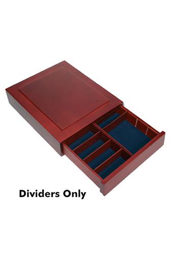 Set of 6 Dividers for Wooden Collectors Box