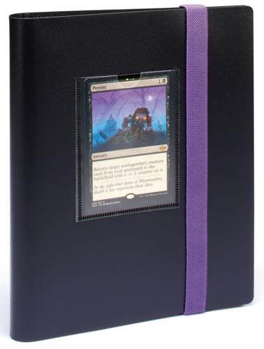 Small Trading Card Album Slim - Black
