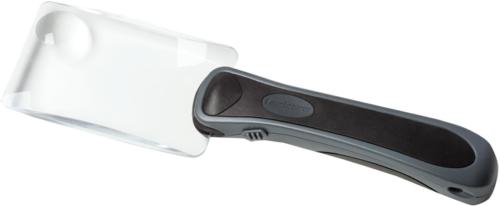 Square Chopartz Illuminated Magnifier x2 and x6 integrated lens magnification