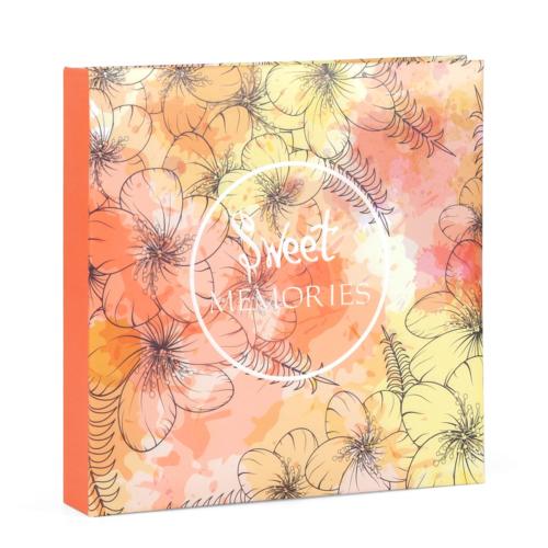 Sweet Memories 6x4.5 Digital Photo Slip-in Album - Orange
