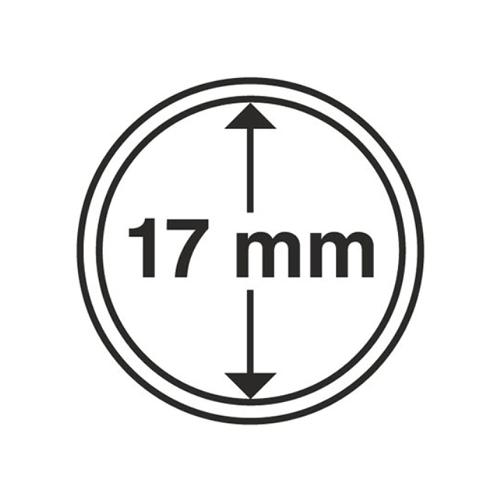 Ultra Coin Capsules Range, Circular and Rimless - 17mm