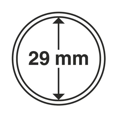 Ultra Coin Capsules Range, Circular and Rimless - 29mm