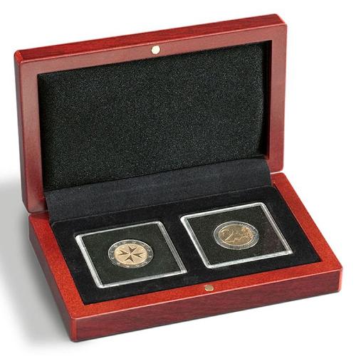 Volterra Deluxe Presentation Case for 2 Quadrum Coin Capsules