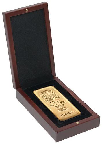 Volterra Single Deluxe Presentation Case for 500g or 1kg Gold Bar