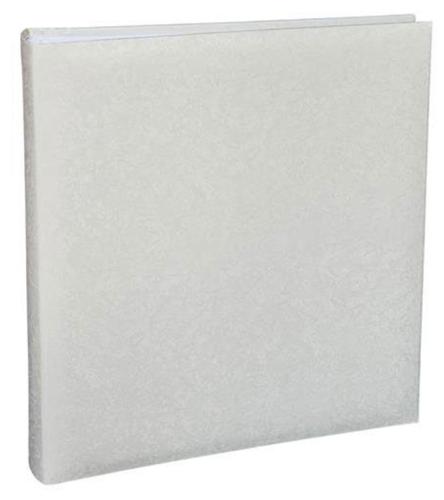 Luxury White Satin Book Bound Wedding Photo Album – Traditional Scrapbook Style 100 Pages