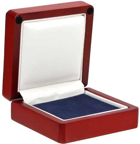 Wooden Individual Coin Case with Mouldable Base - Holds Coins up to 60mm