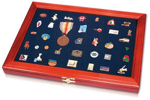 Wooden Display Showcase for Medals Decorations & Pins