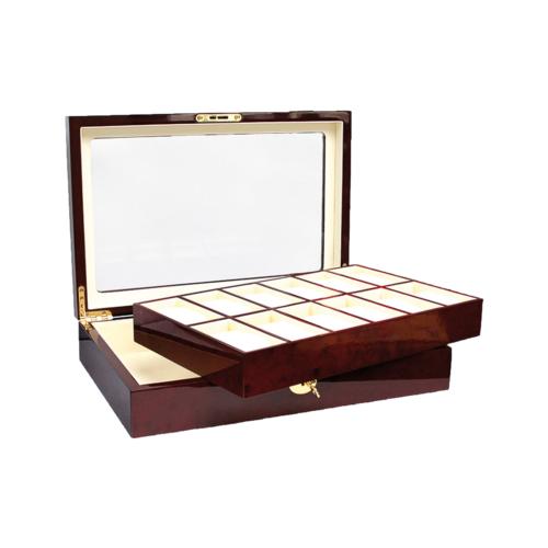 Wooden Display Case for Watches and Jewellery