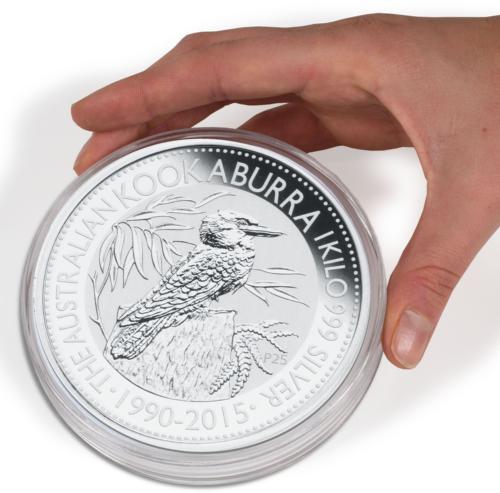 XL Extra Large Circular Coin Capsules Range - 53-101mm